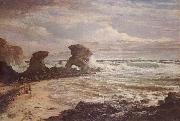 Louis Buvelot Childers Cove oil painting on canvas